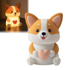 Corgi LED Night Light – 3-Mode Silicone USB Lamp for Kids 🐶