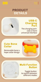 Dog LED Night Light – Soft Silicone Multi-Color USB Lamp 🐶