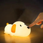 Dog LED Night Light – Silicone 2-Color Dimmable USB Lamp 🐶