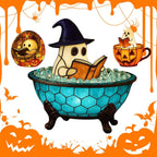 Halloween Ghost LED Night Light – Bubble Bath Accent Lamp👻