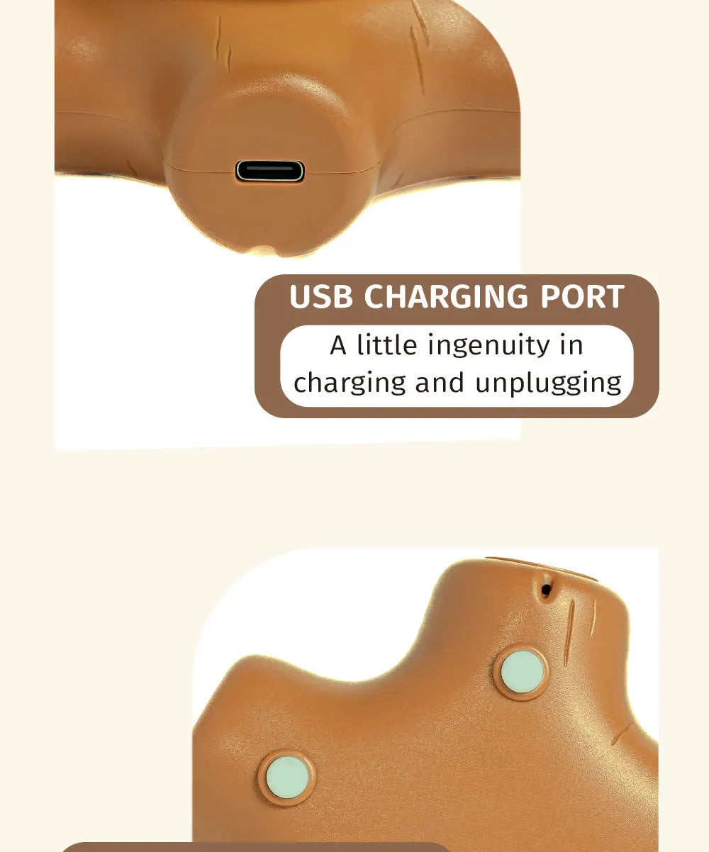 Campfire LED Night Light – Creative Bedside & Desk Lamp 🔥