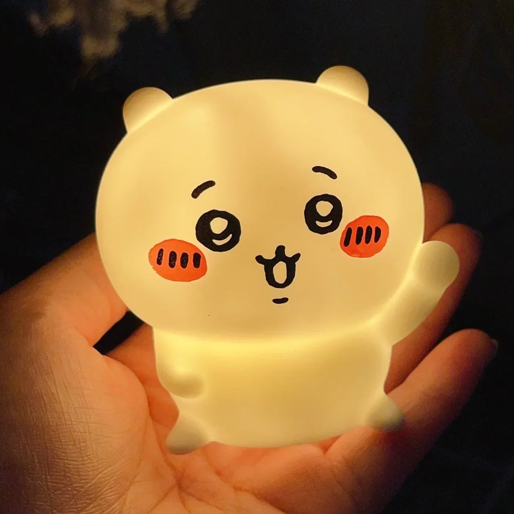 Chikawa Kawaii Hachiware Usagi Night Light – Cartoon Vinyl LED Lamp 🐰