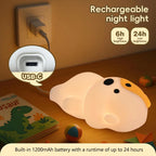 Dog LED Night Light – Rechargeable Squishy Silicone Lamp for Kids 🐶