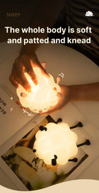 Sheep LED Night Light – USB Silicone Lamp with Phone Holder 🐑