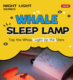 Starry Whale LED Night Light – Soft Glow USB Touch Lamp 🐋