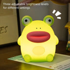 Frog LED Night Light – Silicone Touch Sensor Dimmable Lamp 🐸