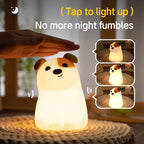 Dog LED Night Light – Rechargeable Squishy Silicone Lamp for Kids 🐶
