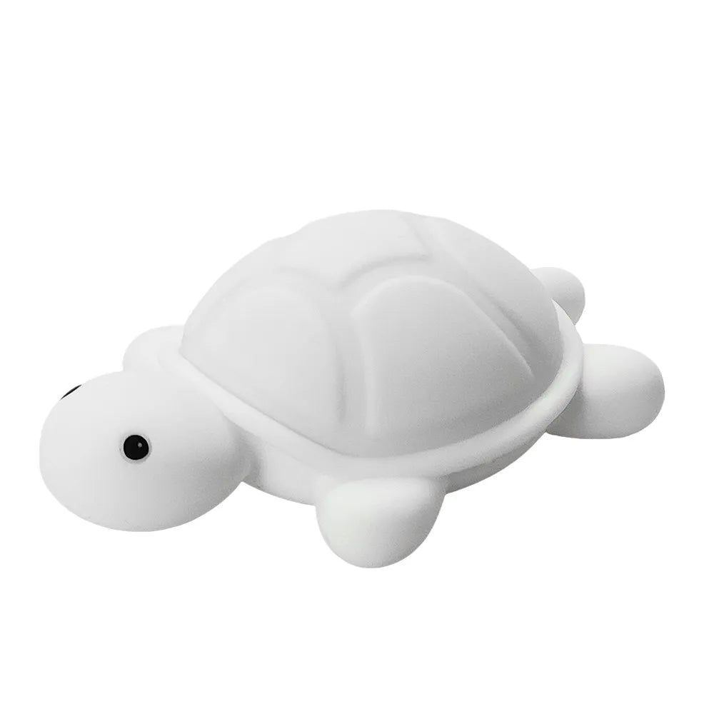 Turtle LED Night Light – Colorful Silicone Lamp for Kids’ Rooms 🐢