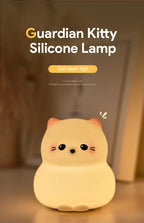 Cat LED Night Light – Soft Silicone Pat Lamp for Kids 🐱