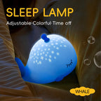 Starry Whale LED Night Light – Soft Glow USB Touch Lamp 🐋