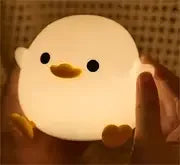 Soft Squishy Duck LED Night Lamp – USB Rechargeable & Gift-Ready