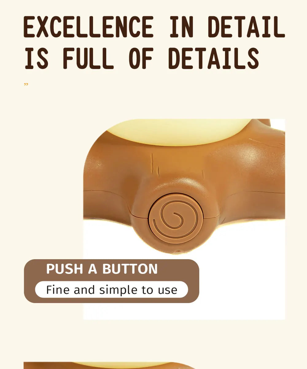 Campfire LED Night Light – Creative Bedside & Desk Lamp 🔥