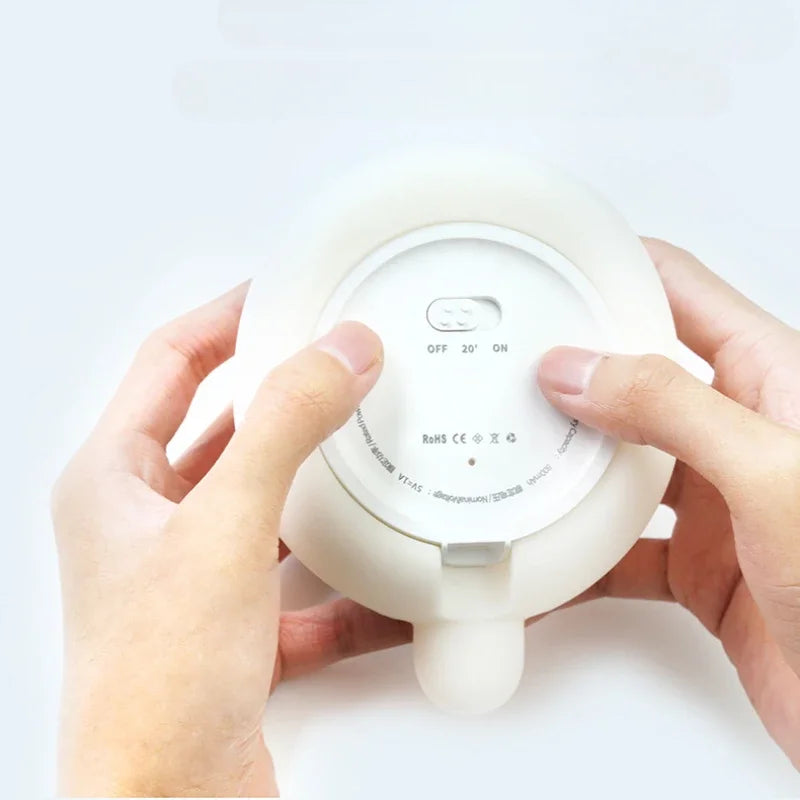 3D Cat LED Night Light – Anime Silicone Touch Lamp USB Rechargeable 🐾