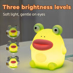 Frog LED Night Light – Silicone Touch Sensor Dimmable Lamp 🐸