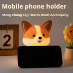 Corgi LED Night Light – 3-Mode Silicone USB Lamp for Kids 🐶