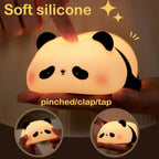 🐼💡 Panda Squishy LED Night Light – Tap to Glow ✨ Perfect Baby & Girl Gift 🎁