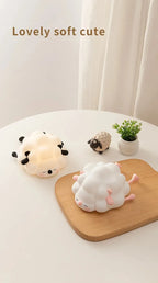 Sheep LED Night Light – USB Silicone Lamp with Phone Holder 🐑