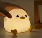 Soft Squishy Duck LED Night Lamp – USB Rechargeable & Gift-Ready