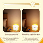 Toast Bread LED Night Light – Touch Sensor Silicone USB Lamp with Phone Holder 🍞