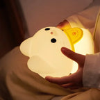 Lucky Cat LED Night Light – Touch Sensor USB Rechargeable Lamp 🐱