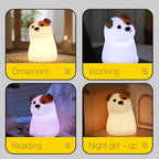 Dog LED Night Light – Rechargeable Squishy Silicone Lamp for Kids 🐶