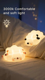Sheep LED Night Light – USB Silicone Lamp with Phone Holder 🐑