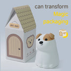 Dog LED Night Light – Rechargeable Squishy Silicone Lamp for Kids 🐶