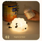 Sheep LED Night Light – USB Silicone Lamp with Phone Holder 🐑
